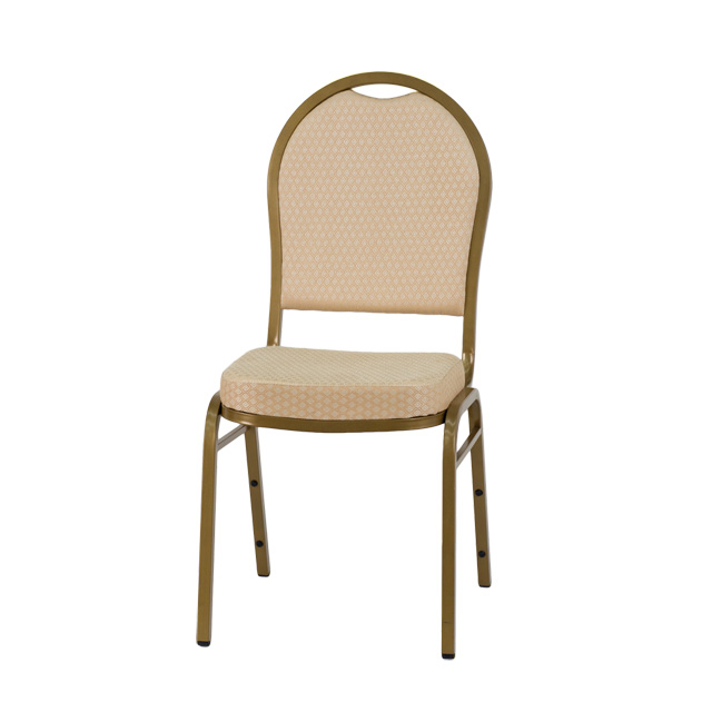 Hercules Series Dome Back Stacking Banquet Chair In Beige Patterned